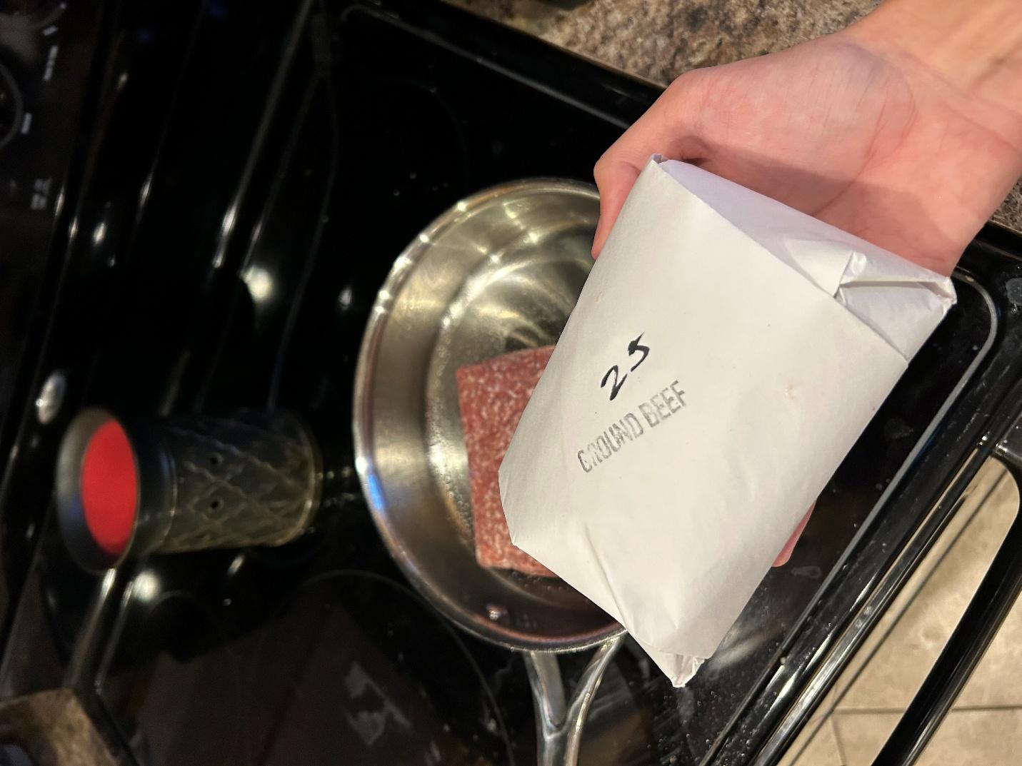 Adding second pound of ground beef